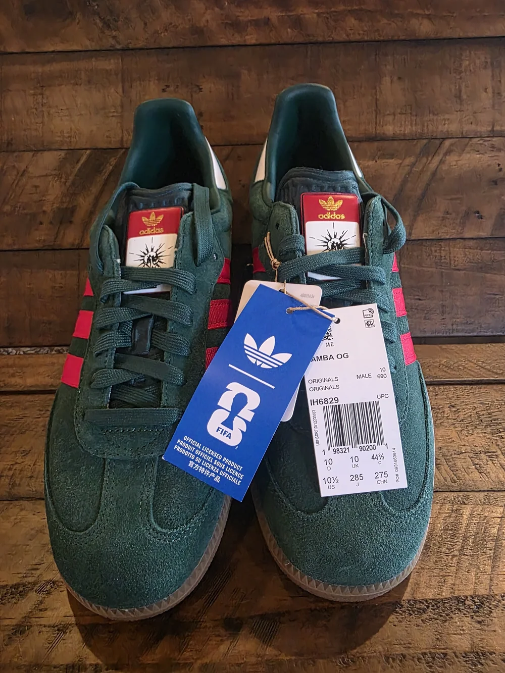 Men's adidas Originals Samba OG FIFA World Cup 2026 Mexico Casual Shoes